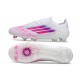 Botas Adidas F50 Elite FG Ftwr Blanco Rosa Lúcido Ftwr Blanco