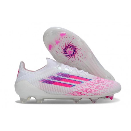 Botas Adidas F50 Elite FG Ftwr Blanco Rosa Lúcido Ftwr Blanco