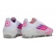 Botas Adidas F50 Elite FG Ftwr Blanco Rosa Lúcido Ftwr Blanco