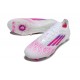 Botas Adidas F50 Elite FG Ftwr Blanco Rosa Lúcido Ftwr Blanco