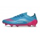 Botas Adidas F50 Elite FG Flash Agua Rosa Lúcido Lucid Cyan