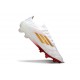 Botas Adidas F50 Elite FG Blanco Rojo Dorado
