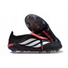 adidas Predator 26 Elite Fold-over Tongue FG Negro Blanco Rojo