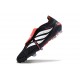 adidas Predator 26 Elite Fold-over Tongue FG Negro Blanco Rojo