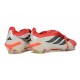 adidas Predator 26 Elite Fold-over Tongue FG Rojo Lúcido Negro Ftwr Blanco