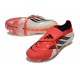 adidas Predator 26 Elite Fold-over Tongue FG Rojo Lúcido Negro Ftwr Blanco