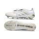 adidas Predator 26 Elite Fold-over Tongue FG Blanco Plateado