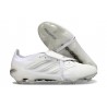 adidas Predator 26 Elite Fold-over Tongue FG Blanco Plateado