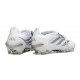 adidas Predator 26 Elite Fold-over Tongue FG Blanco Plateado