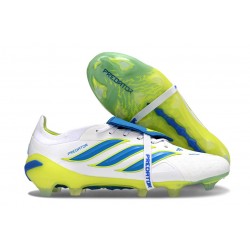 adidas Predator 26 Elite Fold-over Tongue FG Blanco Azul Amarillo