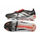 adidas Predator 26 Elite Fold-over Tongue FG Hierro Met. Ftwr Blanco Rojo Lúcido