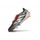 adidas Predator 26 Elite Fold-over Tongue FG Hierro Met. Ftwr Blanco Rojo Lúcido