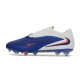 Zapatillas de Fútbol Nike Phantom 6 Low Elite FG Azul Carrera Blanco