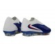 Zapatillas de Fútbol Nike Phantom 6 Low Elite FG Azul Carrera Blanco