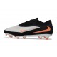 Zapatillas de Fútbol Nike Phantom 6 Low Elite FG Negro Blanco Naranja