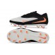 Zapatillas de Fútbol Nike Phantom 6 Low Elite FG Negro Blanco Naranja