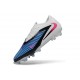 Zapatillas de Fútbol Nike Phantom 6 Low Elite FG Azul Carrera Explosión Rosa Blanco