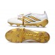adidas Predator 26 Elite Fold-over Tongue FG Blanco Dorado
