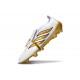 adidas Predator 26 Elite Fold-over Tongue FG Blanco Dorado