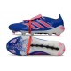 adidas Predator 26 Elite Fold-over Tongue FG Azul Carrera Explosión Rosa