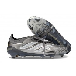 adidas Predator 26 Elite Fold-over Tongue FG Hierro Met. 