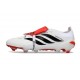 adidas Predator 26 Elite Fold-over Tongue FG Blanco Rojo Negro