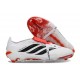 adidas Predator 26 Elite Fold-over Tongue FG Blanco Rojo Negro
