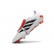 adidas Predator 26 Elite Fold-over Tongue FG Blanco Rojo Negro