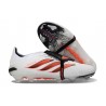 adidas Predator 26 Elite Fold-over Tongue FG Blanco Rojo