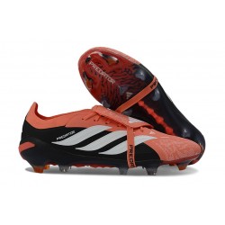 adidas Predator 26 Elite Fold-over Tongue FG Naranja Negro Blanco