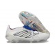 adidas Predator 26 Elite Fold-over Tongue FG Blanco Plateada Azul
