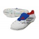 adidas Predator 26 Elite Fold-over Tongue FG Blanco Plateada Azul