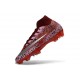 Nike Air Zoom Mercurial Superfly X Elite FG Safari Rojo Plateado