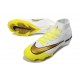 Nike Air Zoom Mercurial Superfly X Elite FG Blanco Dorado Amarillo
