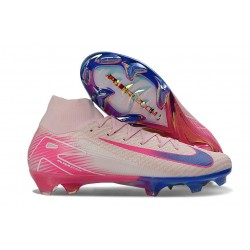 Nike Air Zoom Mercurial Superfly X Elite FG Rosa Azul