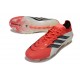 Zapatos adidas Predator 26 Elite FG Rojo Lúcido Negro Ftwr Blanco
