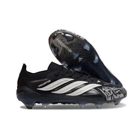 Zapatos adidas Predator 26 Elite FG Negro Blanco