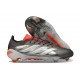 Zapatos adidas Predator 26 Elite FG Hierro Met. Ftwr Blanco Rojo Lúcido
