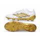 Zapatos adidas Predator 26 Elite FG Blanco Dorado