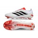 Zapatos adidas Predator 26 Elite FG Blanco Negro Rojo