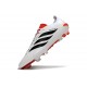Zapatos adidas Predator 26 Elite FG Blanco Negro Rojo