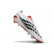 Zapatos adidas Predator 26 Elite FG Blanco Negro Rojo