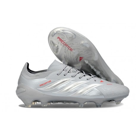 Zapatos adidas Predator 26 Elite FG Gris Plateado