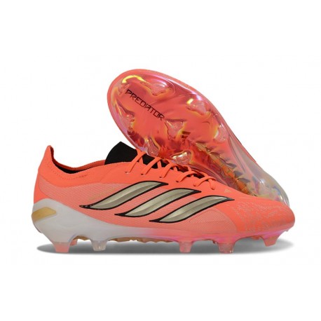 Bota de Fútbol adidas Predator Elite L FG Rojo Dorada