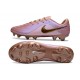 Nike Tiempo Maestro Elite FG Zapatillas de fútbol Bronce Rojo Mtlc Dorado Rosa Mtlc