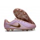 Nike Tiempo Maestro Elite FG Zapatillas de fútbol Bronce Rojo Mtlc Dorado Rosa Mtlc