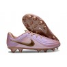 Nike Tiempo Maestro Elite FG Zapatillas de fútbol Bronce Rojo Mtlc Dorado Rosa Mtlc