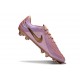 Nike Tiempo Maestro Elite FG Zapatillas de fútbol Bronce Rojo Mtlc Dorado Rosa Mtlc