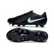 Nike Tiempo Maestro Elite FG Zapatillas de fútbol Negro Azul Hielo
