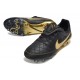 Nike Tiempo Maestro Elite FG Zapatillas de fútbol Negro Dorada